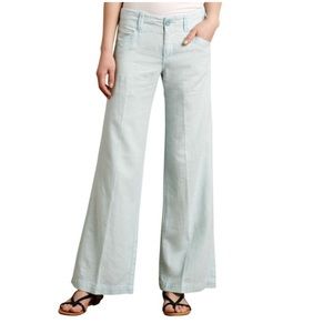 Anthropologie Blue Pilcro &The Letterpress Pants